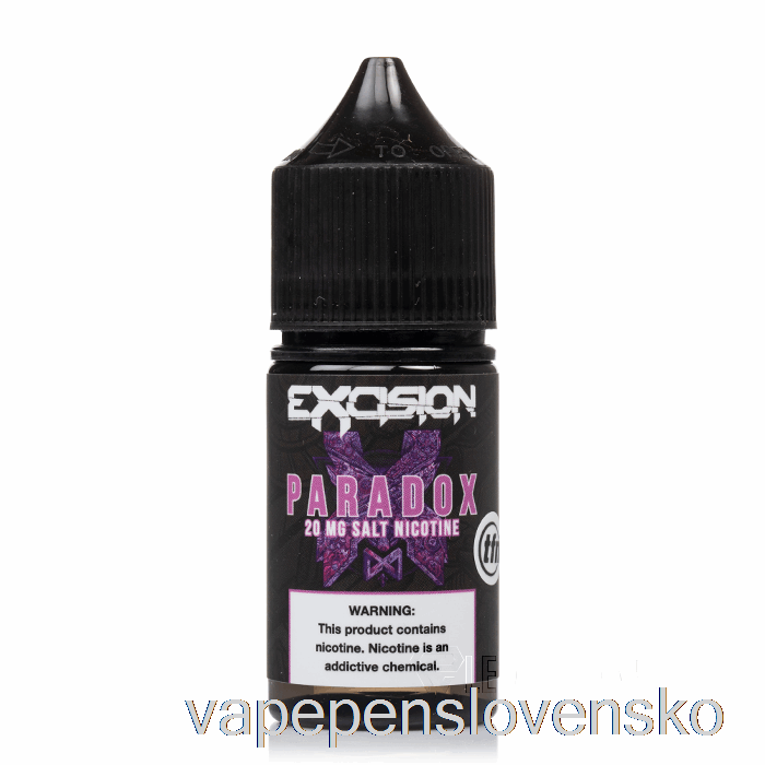 Paradox - Excision Salt - Alt Zero - 30ml 20mg Vape Shop Bratislava